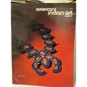 AMERICAN INDIAN ART MAGAZINE SPRING 1982 ALASKAN ESKIMO MORTUARY ART THE NAJA